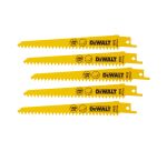 Lames scie sabre BIM DeWalt pour applications spéciales - Lot de 5