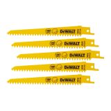 Lames scie sabre BIM DeWalt pour applications spéciales - Lot de 5
