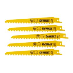 Lames scie sabre BIM DeWalt pour applications spéciales - Lot de 5