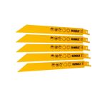 Lames scie sabre DeWalt BIM métal - Lot de 5