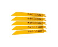 Lames scie sabre DeWalt BIM métal - Lot de 5