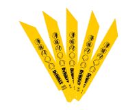 Lames scie sabre DeWalt BIM métal - Lot de 5