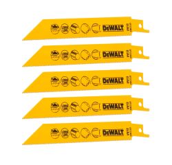 5 lames scie sabre BIM métal 152mm Profondeur <3mm / 14 TPI