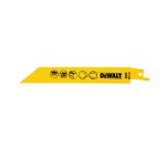 5 lames scie sabre BIM métal 152mm Profondeur <1,5mm / 10 TPI