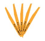 Lame de scie sabre DEWALT HCS Progressor métal 203 mm - Lot de 5