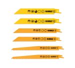 Coffret de 6 lames pour scie sabre DEWALT