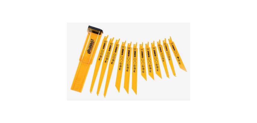 Coffret de 12 lames pour scie sabre