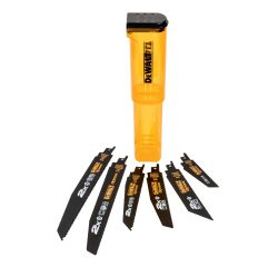 Coffret de 6 lames pour scie sabre DEWALT