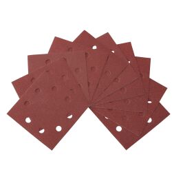 1/4 feuille abrasive ponceuse vibrante grain 40 - 115x115mm