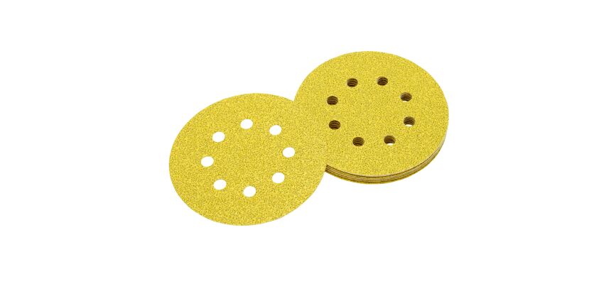 Disque abrasif Velcro DEWALT Ø 125 mm – 8 trous – Lot de 10