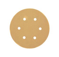 Disque abrasif velcro ponceuse excent GR40 - 6 perfo ø 150mm