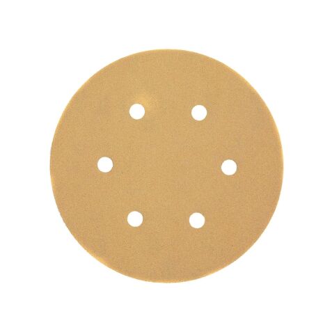 Disque abrasif velcro ponceuse excent GR40 - 6 perfo ø 150mm