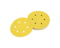 Disque abrasif Velcro DEWALT Ø 150 mm – 6 trous – Lot de 10