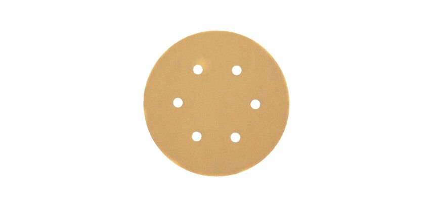 Disque abrasif velcro ponceuse excent GR40 - 6 perfo ø 150mm