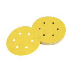 Disque abrasif velcro ponceuse excent GR60 - 6 perfo ø 150mm