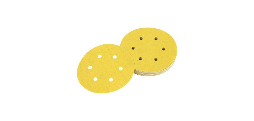 Disque abrasif velcro ponceuse excent GR60 - 6 perfo ø 150mm