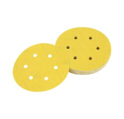 Disque abrasif velcro ponceuse excent GR80 - 6 perfo ø 150mm