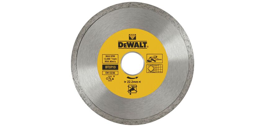 Disque à jante continue pour béton/brique/pierre 115x22.2mm