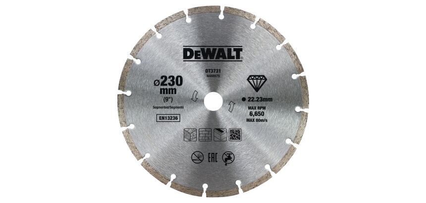 Disque fritté segmenté béton 230 x 22,2 mm