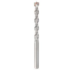 Foret composite HPL 8x120mm attachement cylindrique - bois plastique composite