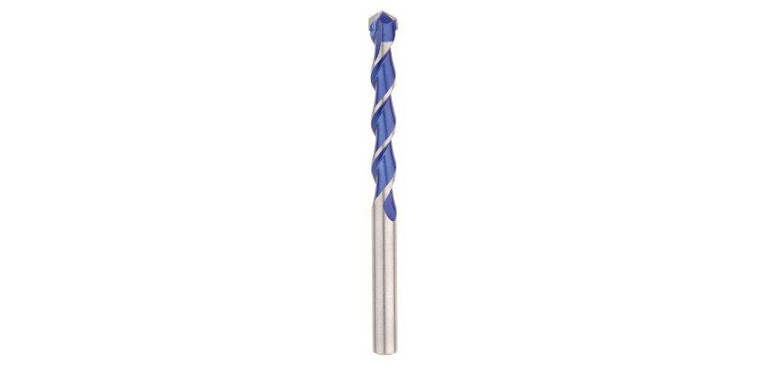 Foret multimatériaux 7x100 mm attachement cylindrique, plaquette carbure affutée