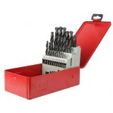 Coffret 25 forets HSS Standard coffret 25 forets HSS laminés 1 à 13mm par 0,5mm