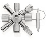 Clé universelle pour armoires de commande - 10 profilés  - 2 croix - 1 clé