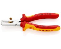 Pince à dénuder universelle 160mm avec ressort - Bi-matière -Chromée - 1000V SC