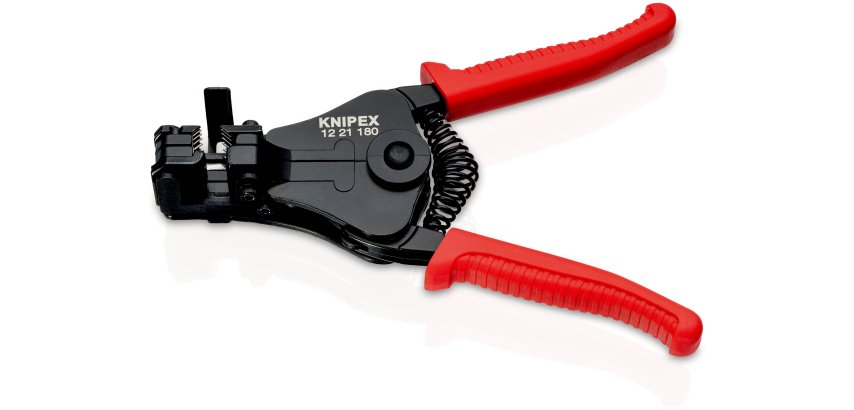 Pince à dénuder 2 couteaux de forme 0,5-0,75/1/1,5/2,5/4/6mm² - 180mm - Noire SC