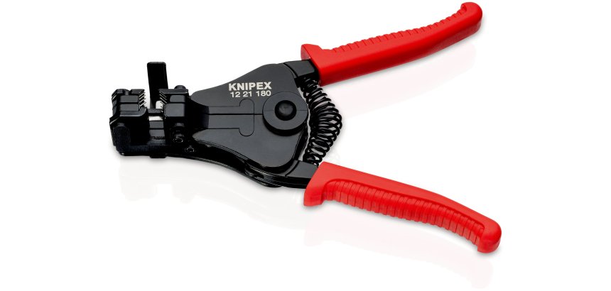 Pince à dénuder 2 couteaux de forme 0,5-0,75/1/1,5/2,5/4/6mm² - 180mm - Noire SC