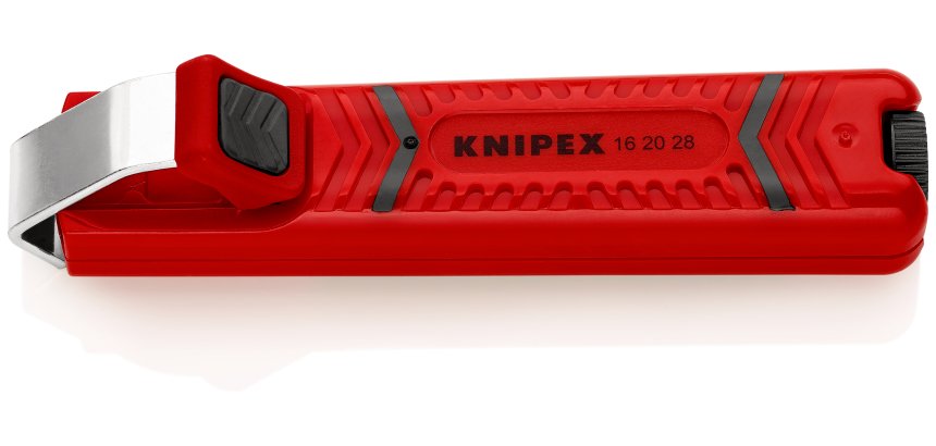 Outil à dégainer câbles ronds de Ø8 à 28mm - 130mm - Boitier ABS - Sur carte