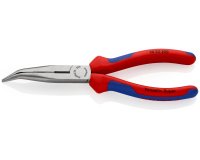 Pince à becs demi-ronds 200mm coudés 40° avec tranchant - Gaines bi-matière - SC