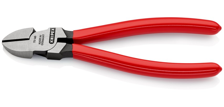 Pince coupante de côté multiusage 160mm - Tête étroite - Gainage PVC - SC