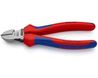 Pince coupante de côté - 160 mm - rouge/bleu