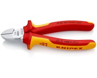 Pince coupante de côté multiusage 160mm - Bi-matière - Chromée - 1000V - SC