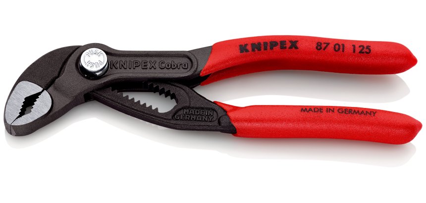 Pince multiprise Cobra® 125mm - Gainage PVC - Ouverture 27mm - 13 positions - SC