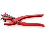 Pince emporte-pièces revolver - 220mm - 6 buses interchangeables