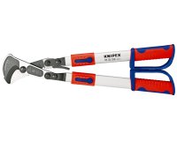 Coupe-câbles à cliquet 570mm - Cu/Al Ø38mm/280mm² - Bras télescopiques