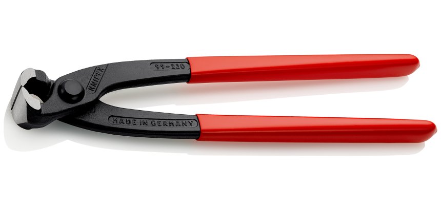 Tenaille russe 220mm - Gainée PVC - Tête polie - Capacité 2,4mm