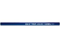 Crayon charpentier ovale totalement copiant HB 240 mm.qual.pro 334s-mine aniline