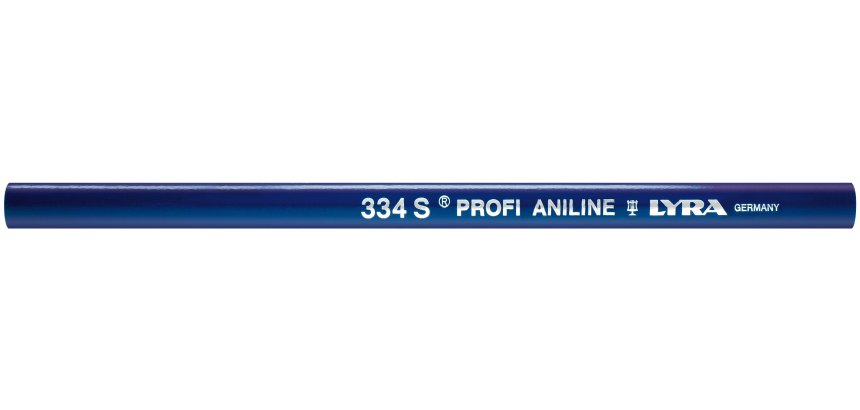 Crayon charpentier ovale totalement copiant HB 240 mm.qual.pro 334s-mine aniline