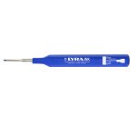 marqueur a pointe profilee lyra ink bleu - encre permanente- trait 1mm
