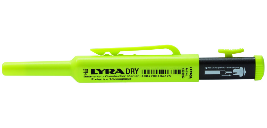 lyra dry portemine graphite - pointe profilée