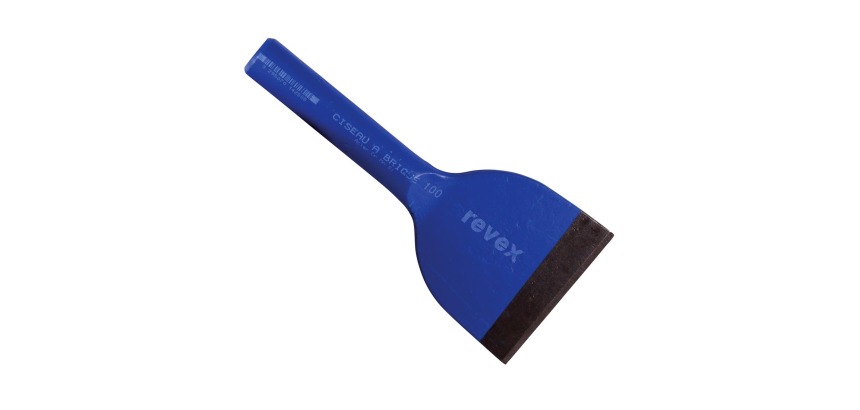 Ciseau à brique 24,5cm rond taillant 10cm Revex