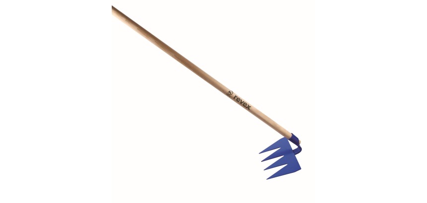 Griffe à remblai 4 dents 30cm + manche 135 cm Revex