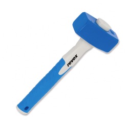 Massette droite angles abattus 1,25kg+mch tri-matière Revex