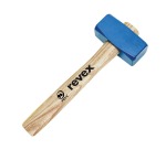 Massette droite angle abattu 1,25kg + manche bois Revex