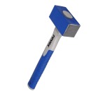 Massette droite tête polie 1,25kg + manche tri-matière Revex