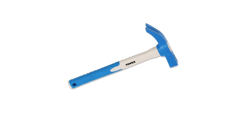 Marteau de coffreur 700g + manche tri-matière 37cm Revex