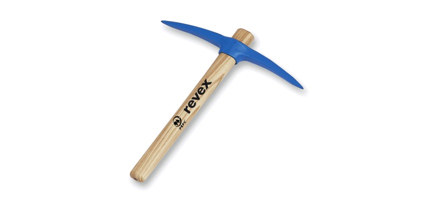 Martelette à 2 pics Revex 750 g avec manche bois 37 cm